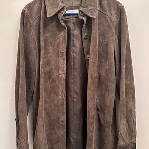 Valerie Stevens Women's Olive Green Suede Jacket